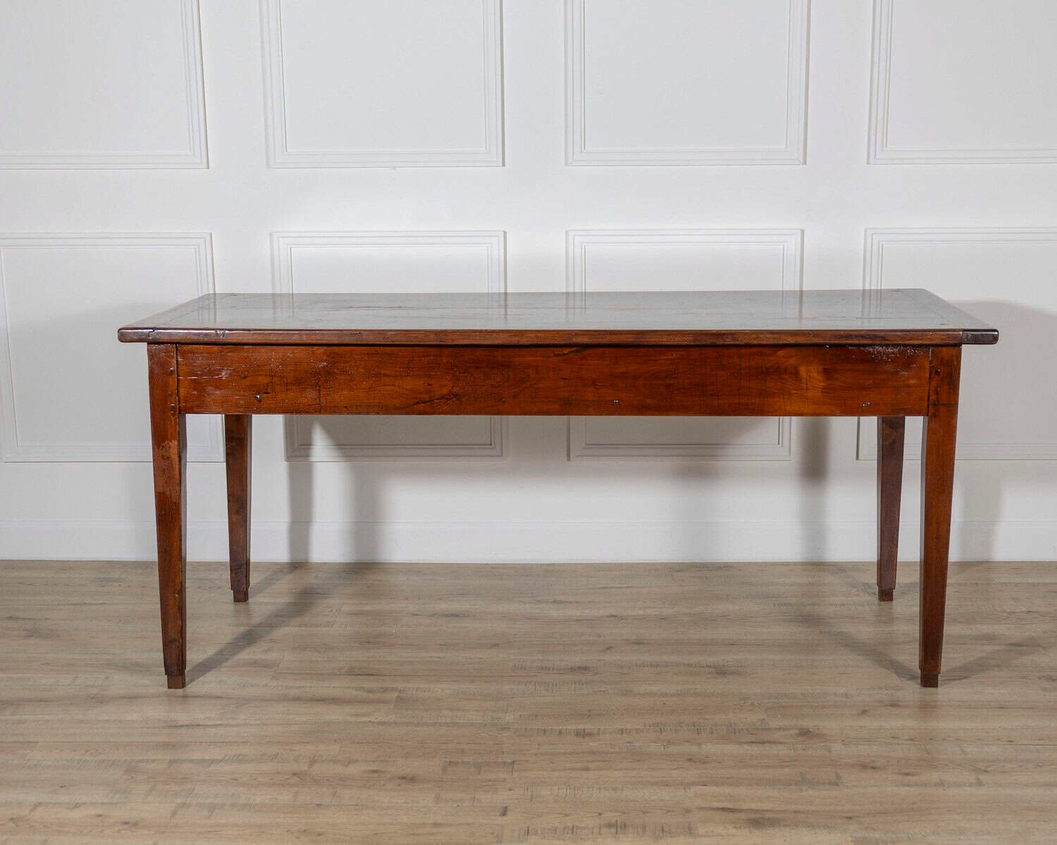 Late 18th-Century Italian Neoclassical Walnut Writing Table - JAA