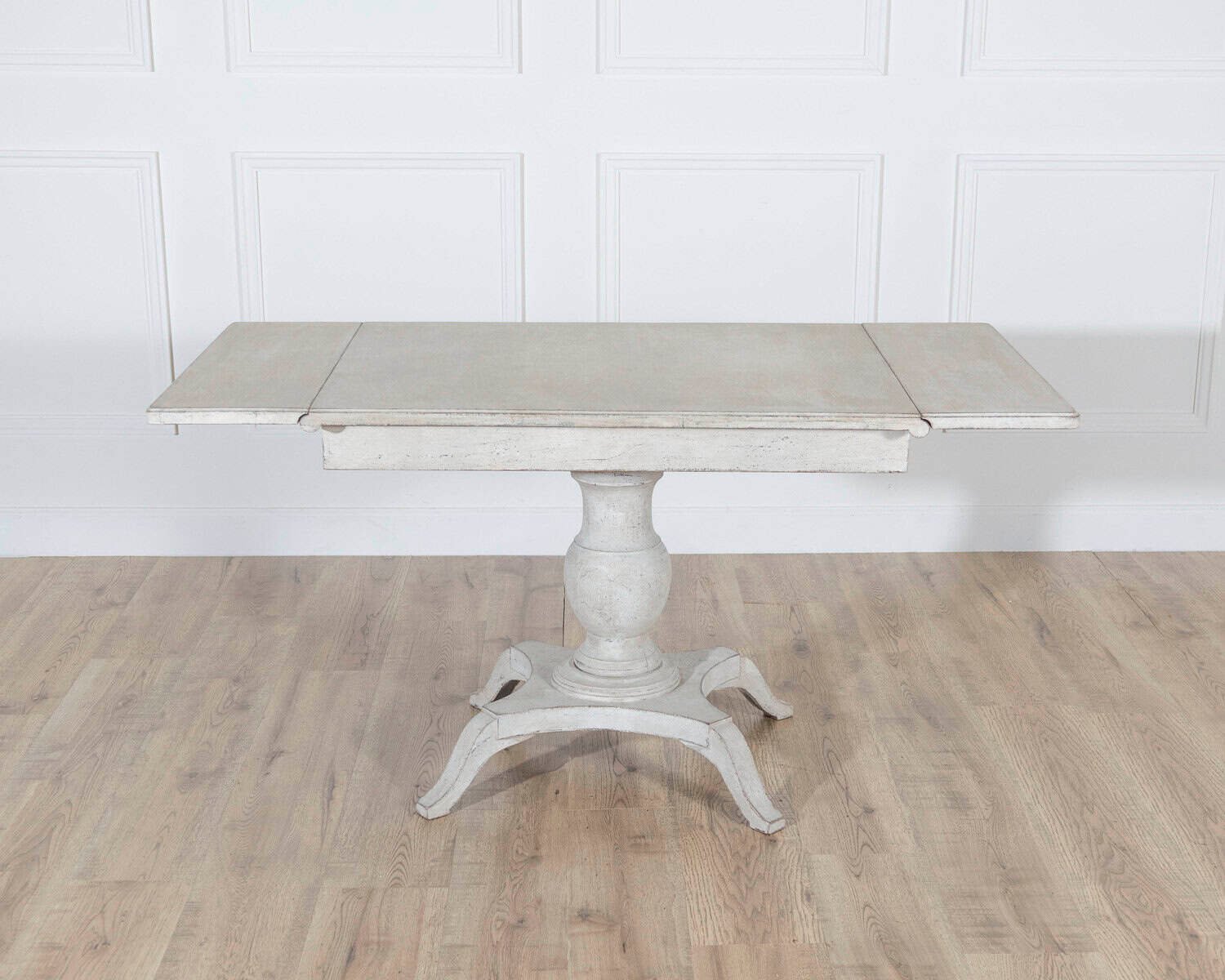 Swedish Painted Pedestal Drop-Leaf Table, circa 1880 - JAA