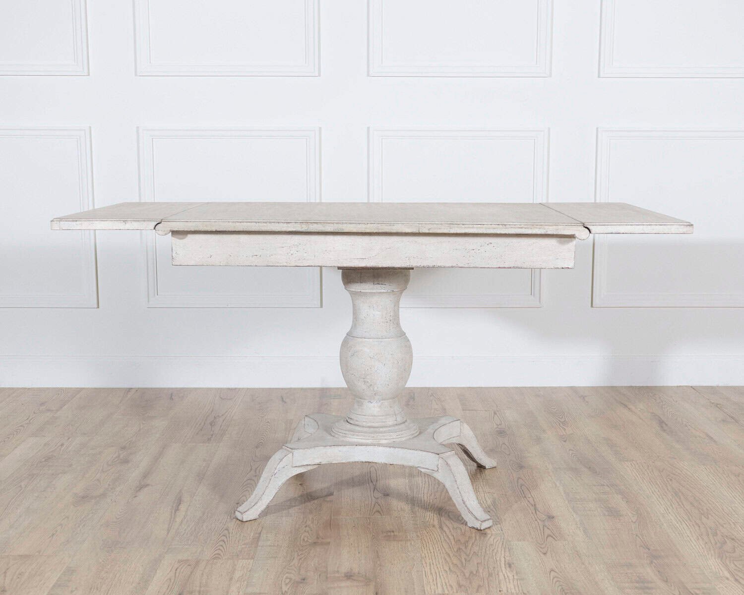Swedish Painted Pedestal Drop-Leaf Table, circa 1880 - JAA