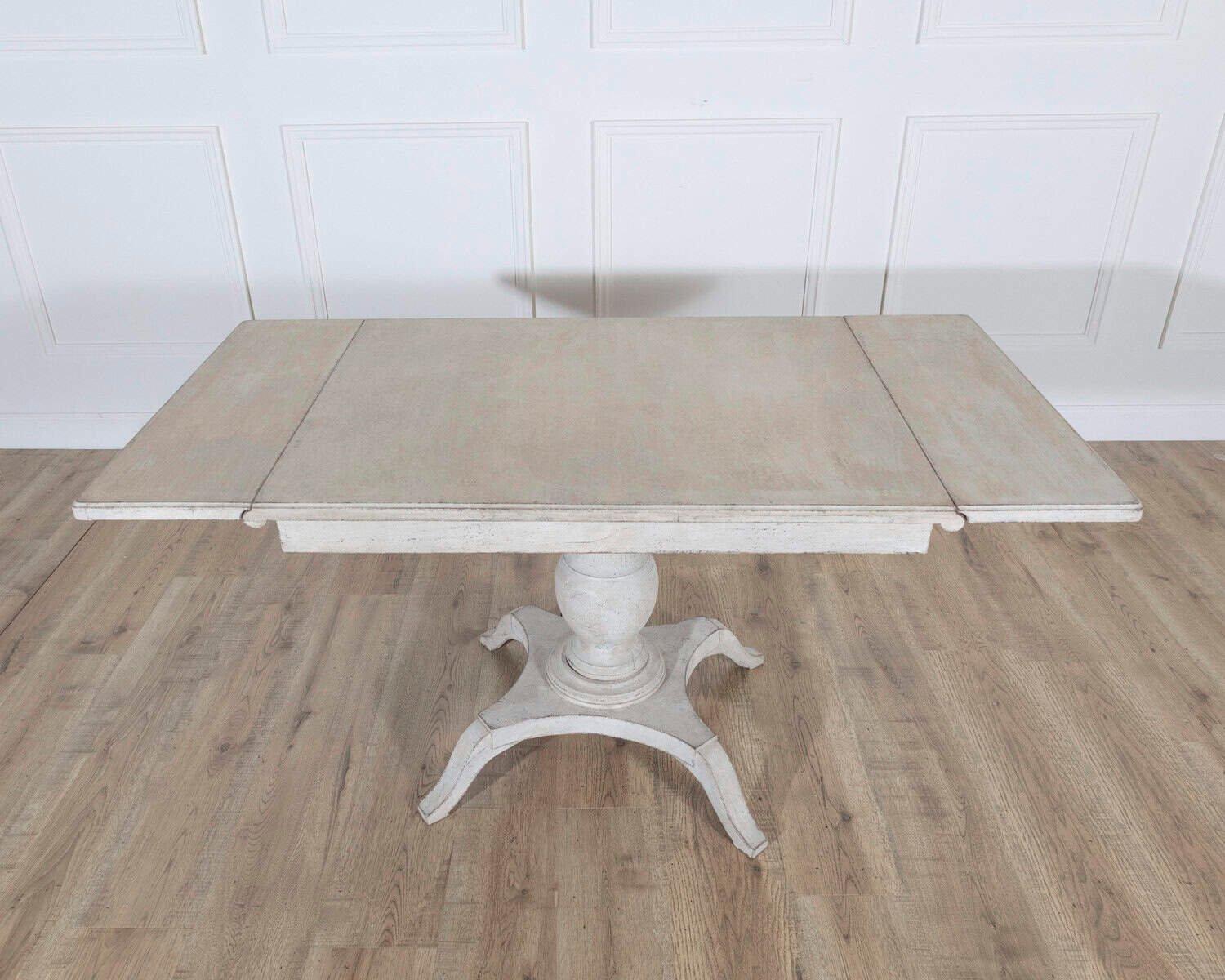 Swedish Painted Pedestal Drop-Leaf Table, circa 1880 - JAA