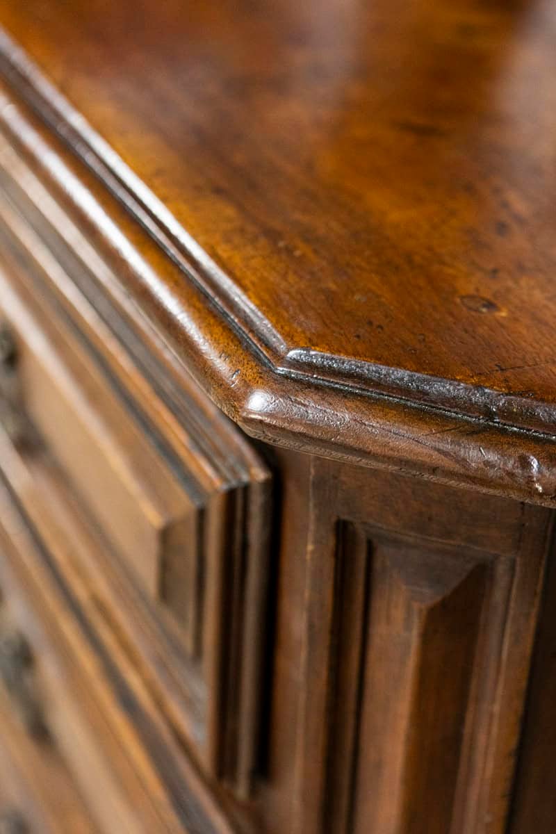 17th Century Italian Baroque Walnut Commode — Rare Period Piece - JAA