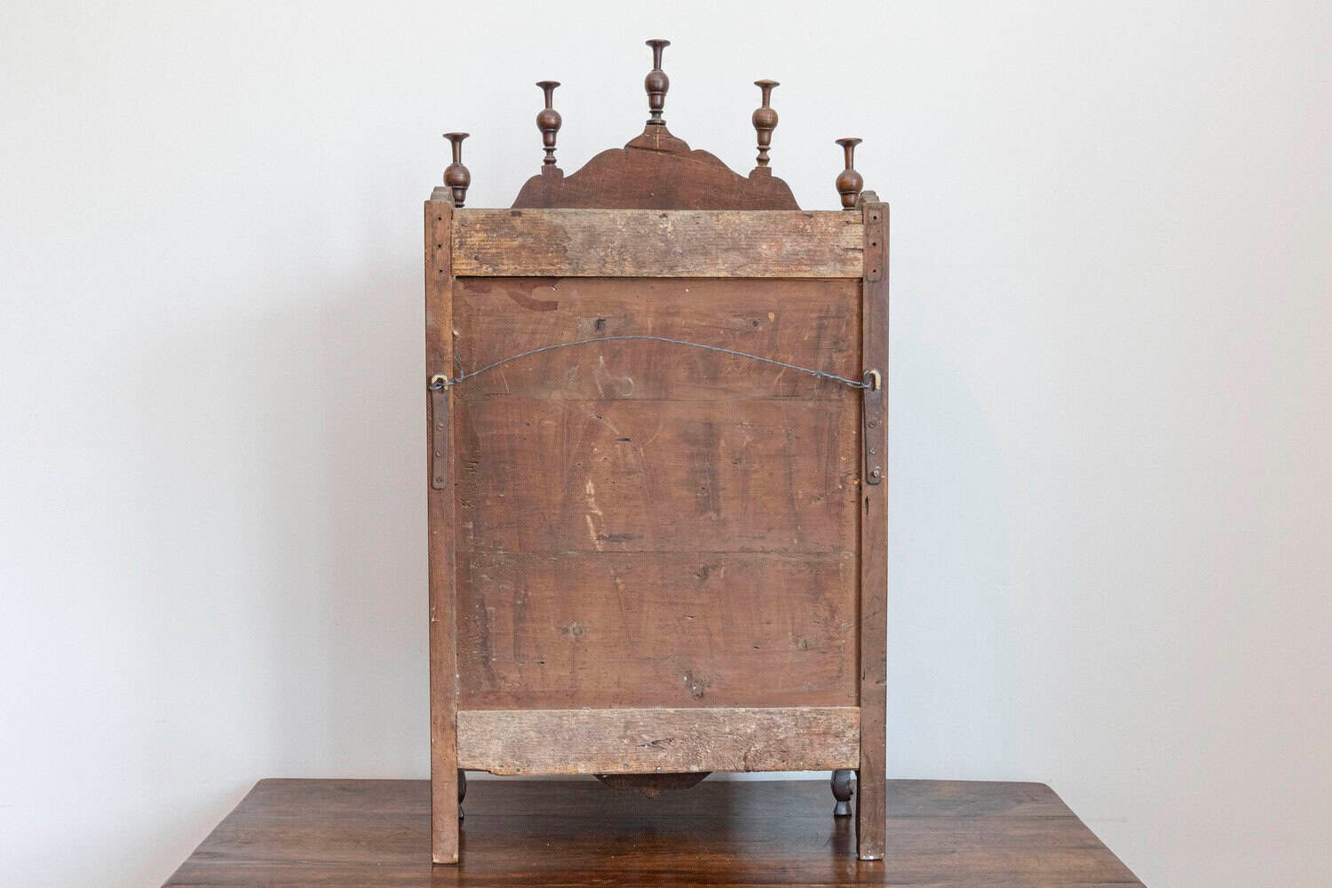 French Louis XV 18th Century Walnut Vitrine Display Cabinet with Glass Door - JAA