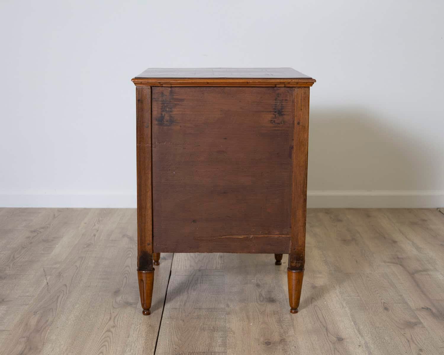 Louis XVI inlaid nightstand, Italy, early nineteenth century - JAA