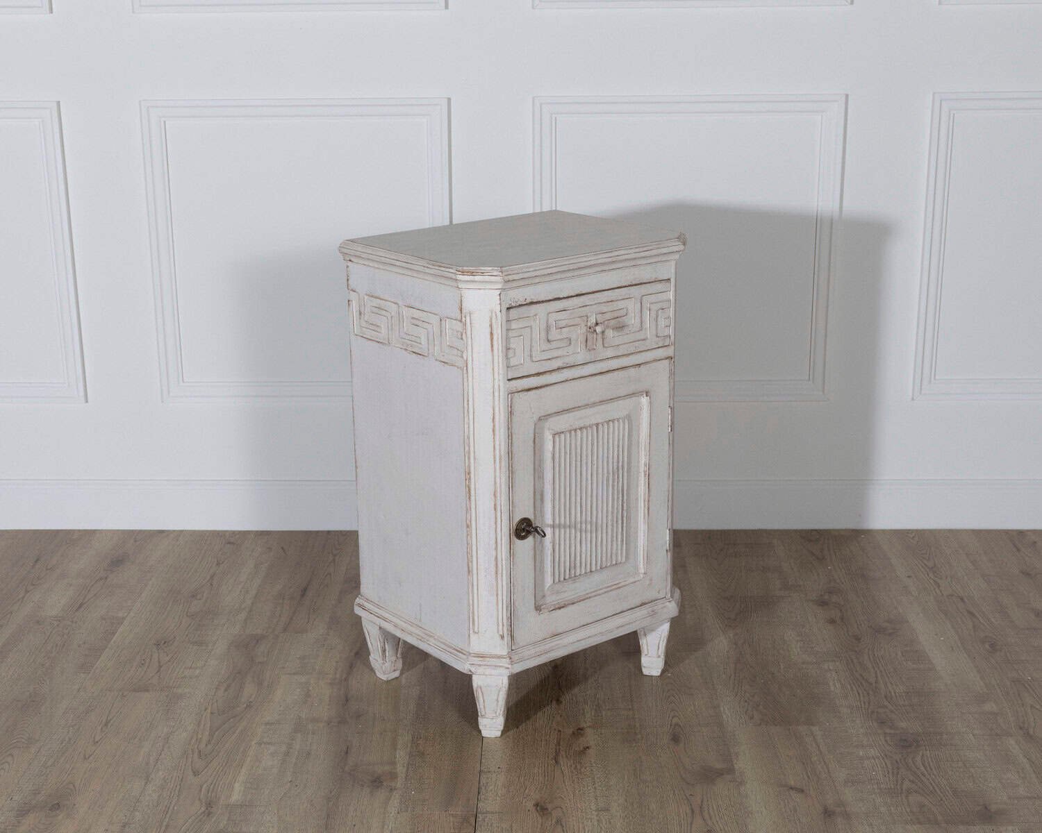 Pair of Swedish Neoclassical Painted Nightstands, circa 1880 - JAA