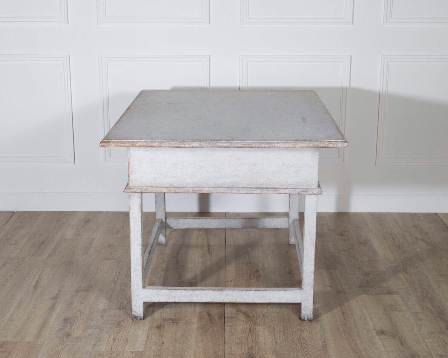 Swedish Country Pine Table with Drawer, circa 19th Century - JAA