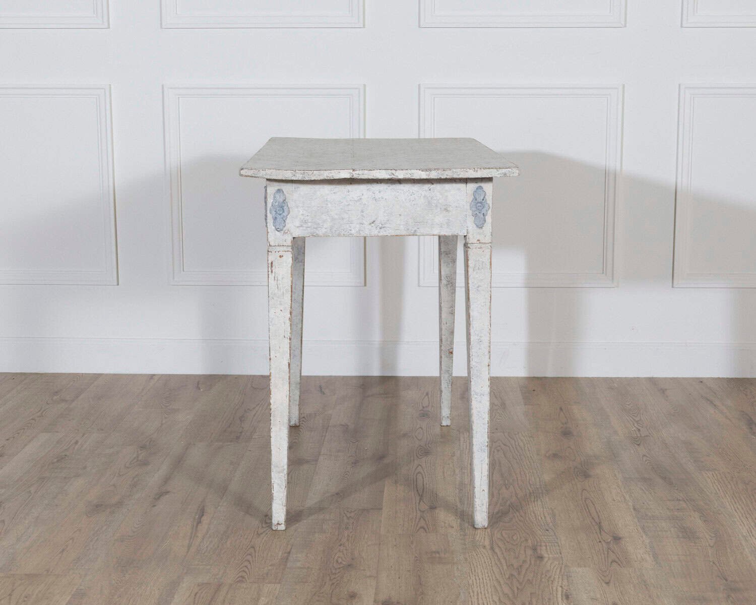 Swedish Gustavian Painted Console Table with Decorative Details, Circa 1840 - JAA