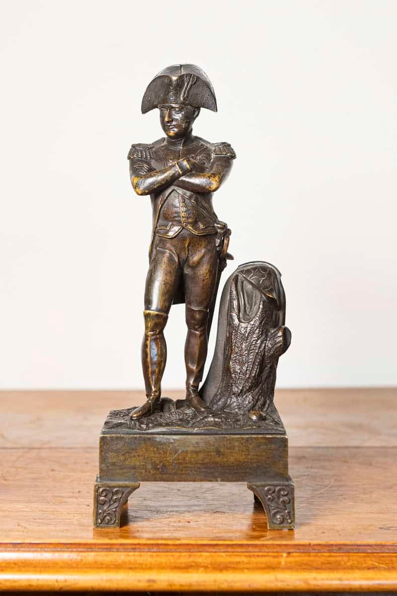 French 19th Century Bronze Statuette of Napoleon Bonaparte - JAA