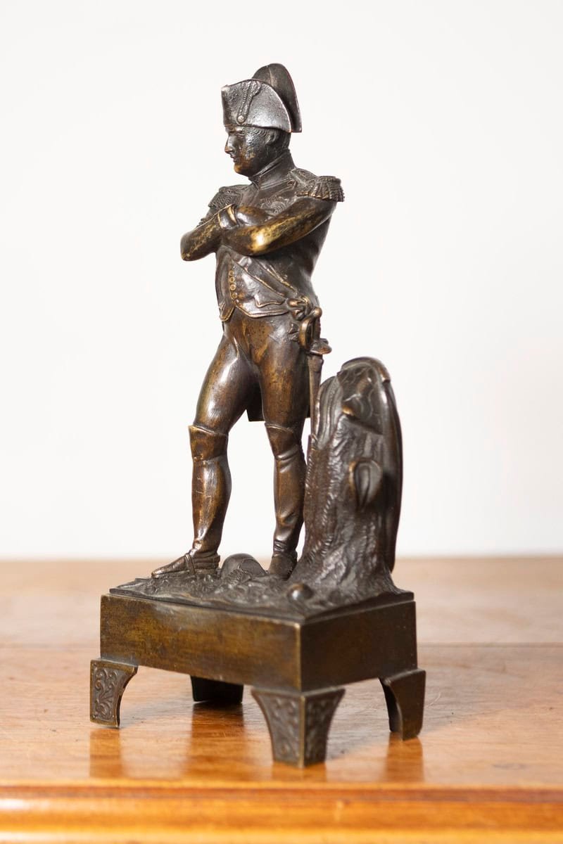 French 19th Century Bronze Statuette of Napoleon Bonaparte - JAA
