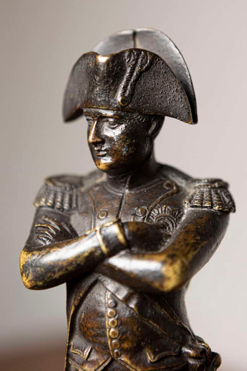 French 19th Century Bronze Statuette of Napoleon Bonaparte - JAA