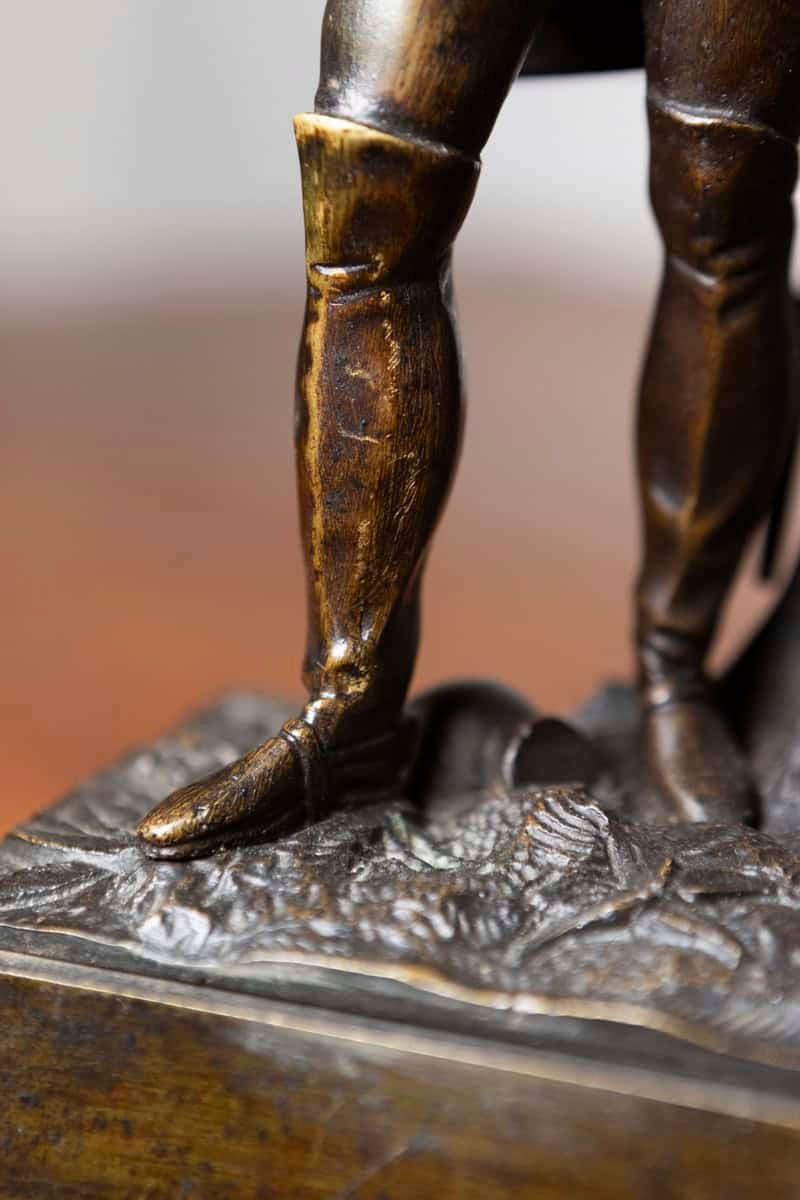 French 19th Century Bronze Statuette of Napoleon Bonaparte - JAA