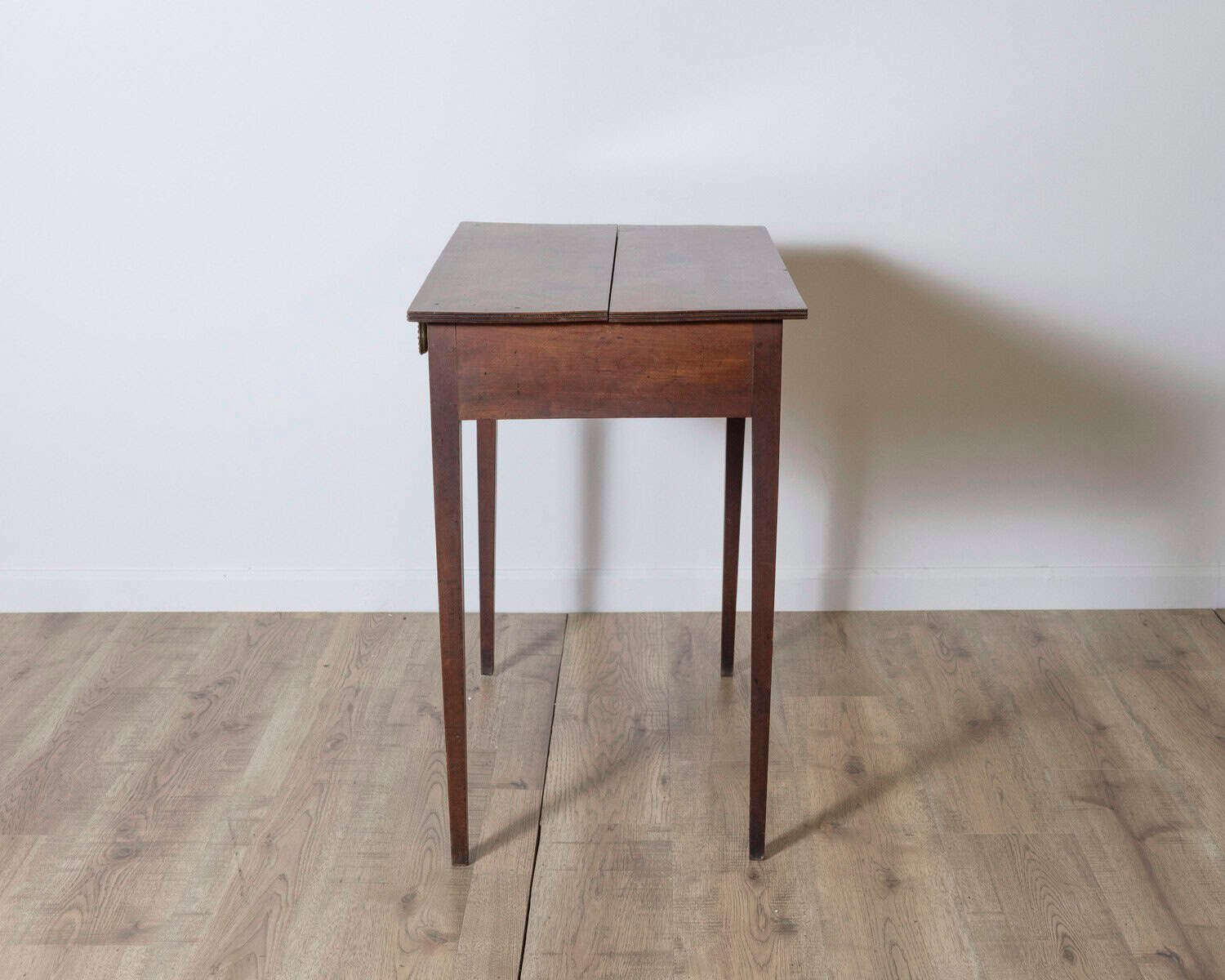 English Georgian Period 18th Century Fruitwood Side Table with Single Drawer - JAA
