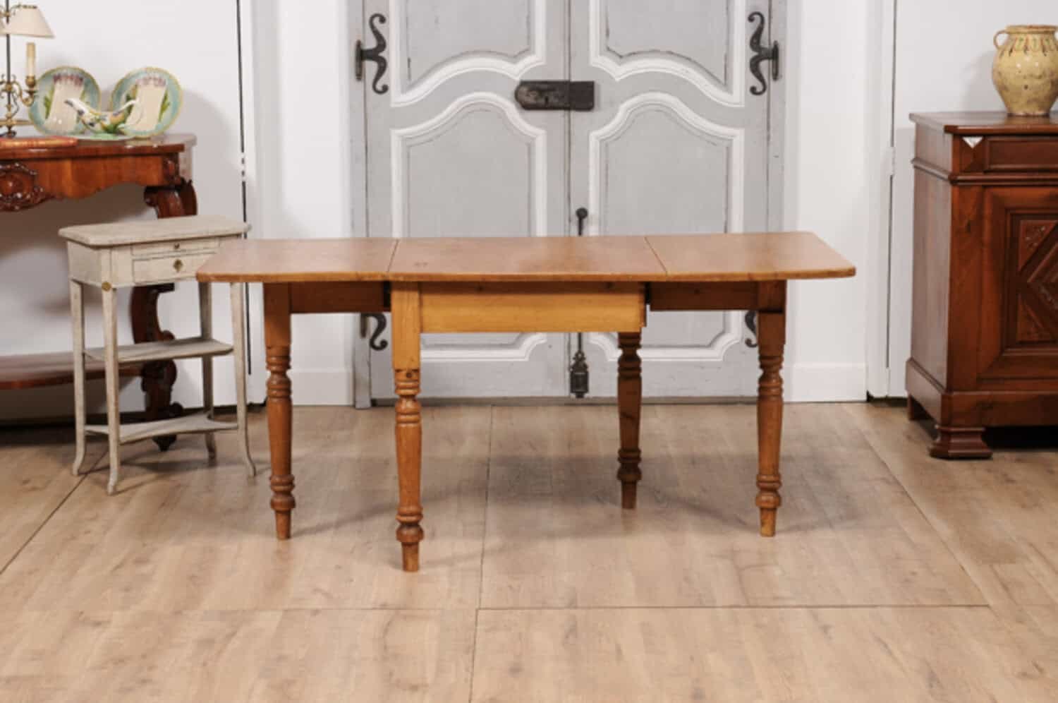 English Pine Drop Leaf Table - JAA