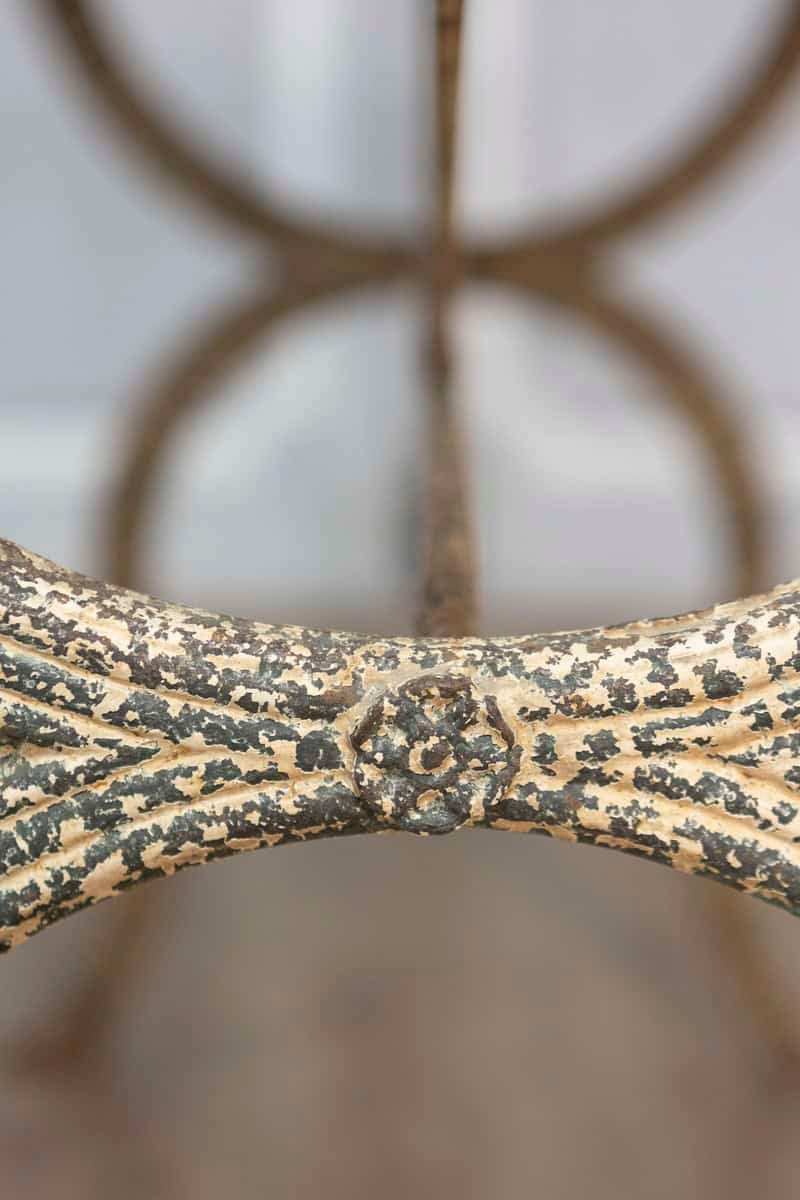 19th Century French Marble Top Bistro Table - JAA