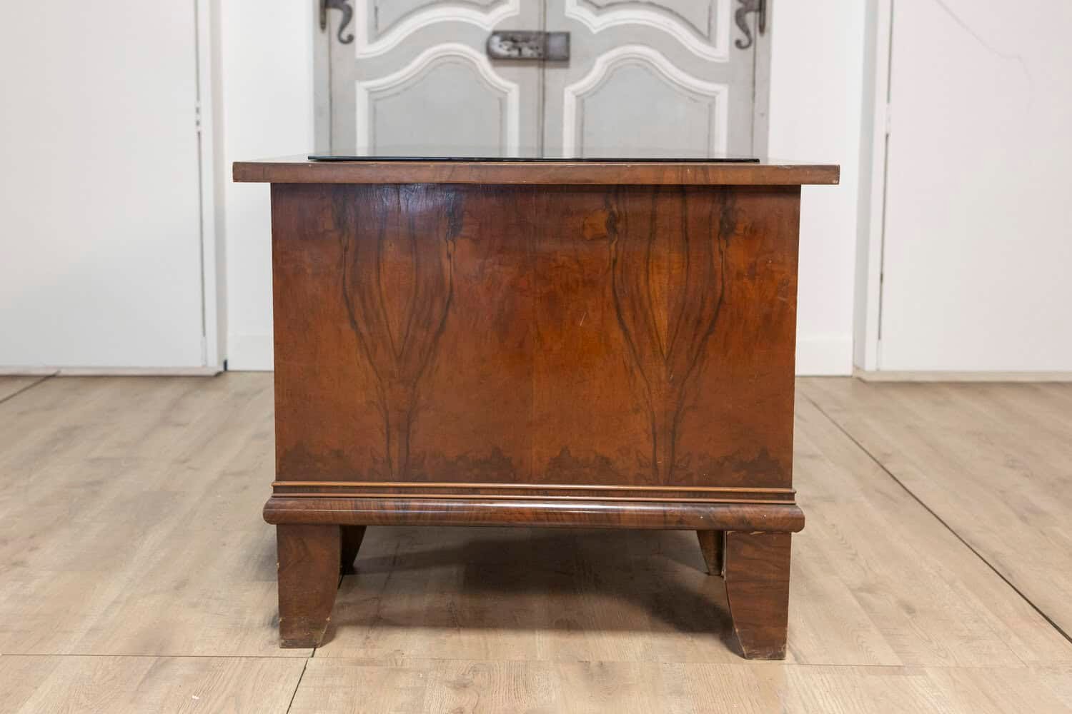 20th Century Italian Glass Top Desk - JAA