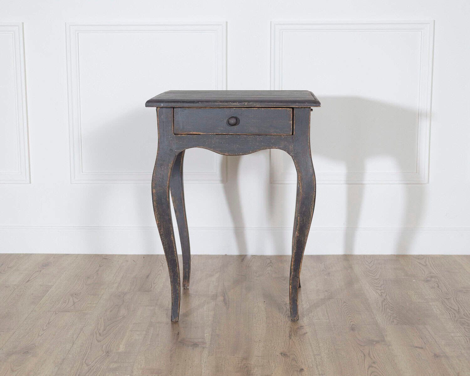 Swedish Painted Side Table with Cabriole Legs, circa 1840 - JAA