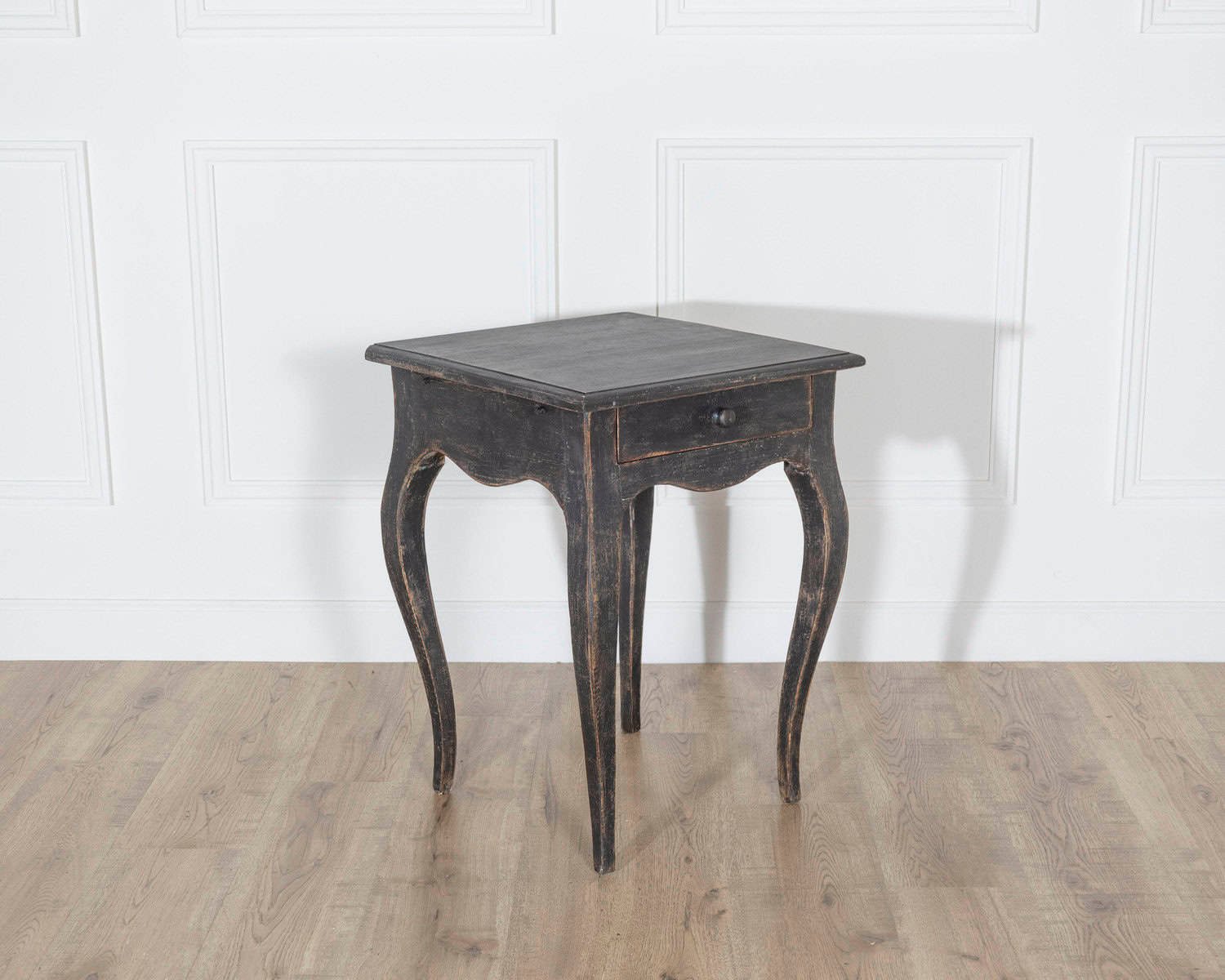 Swedish Painted Side Table with Cabriole Legs, circa 1840 - JAA
