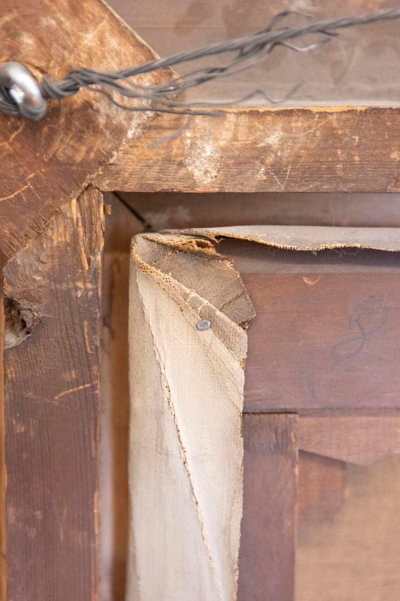 French Giltwood Framed 19th Century Oil on Canvas Painting Depicting Fruits - JAA