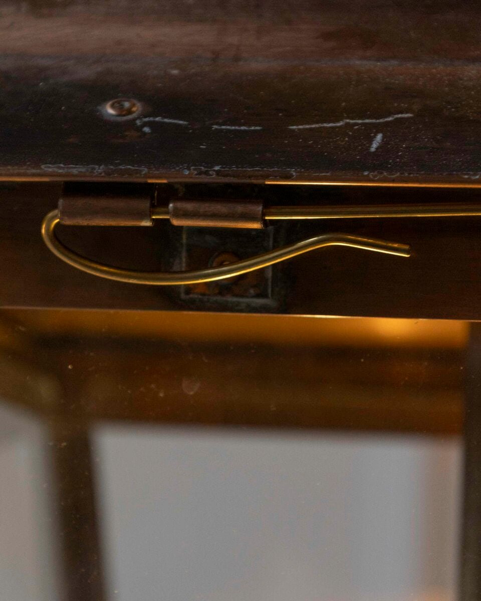 Pair of Early 20th-Century French Copper Hanging Lanterns - JAA