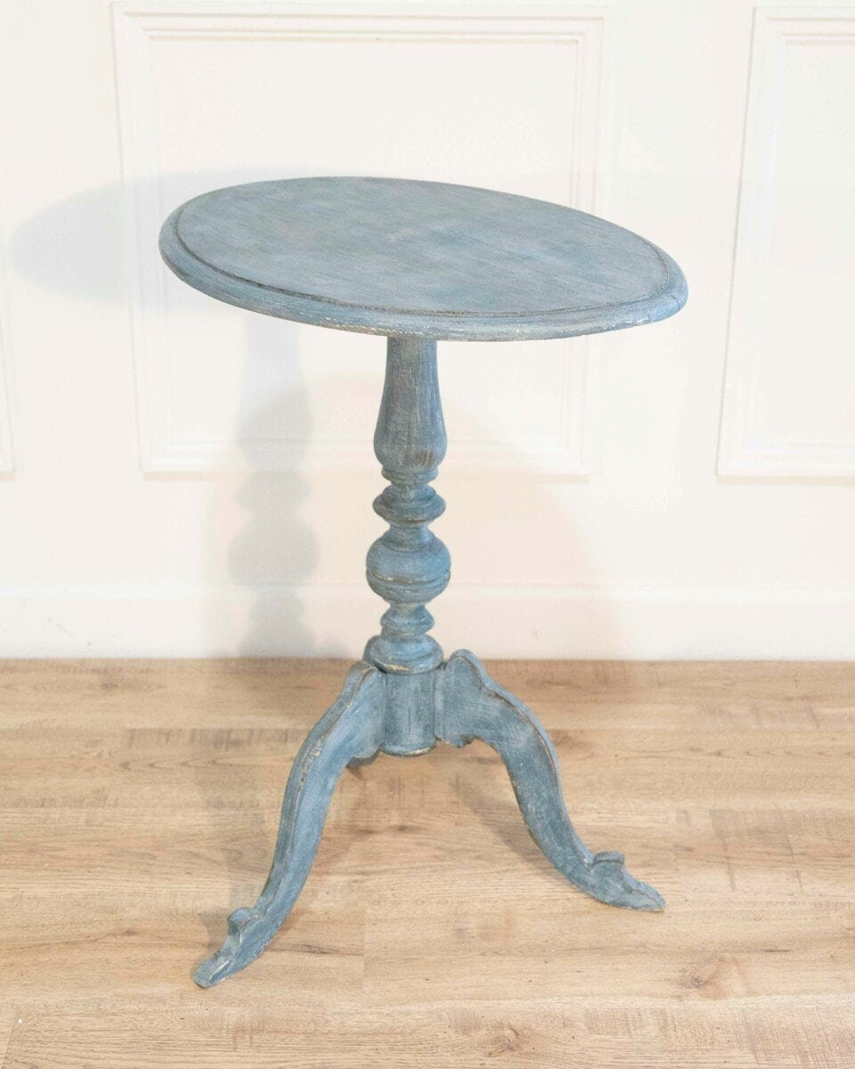 19th Century Swedish Tripod Oval Table - JAA