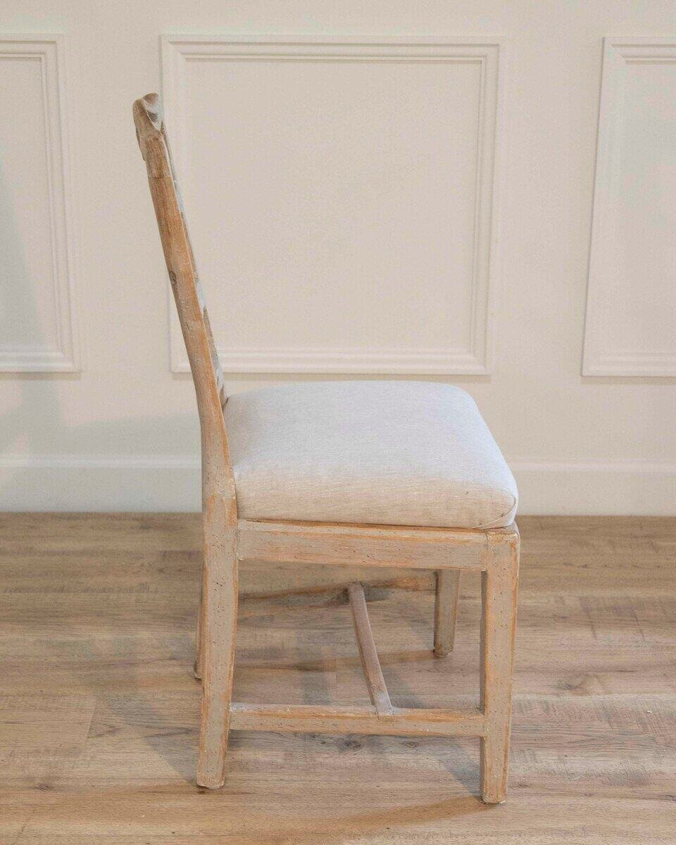 ON HOLD - Six Smiling Chairs Circa 1800 - JAA