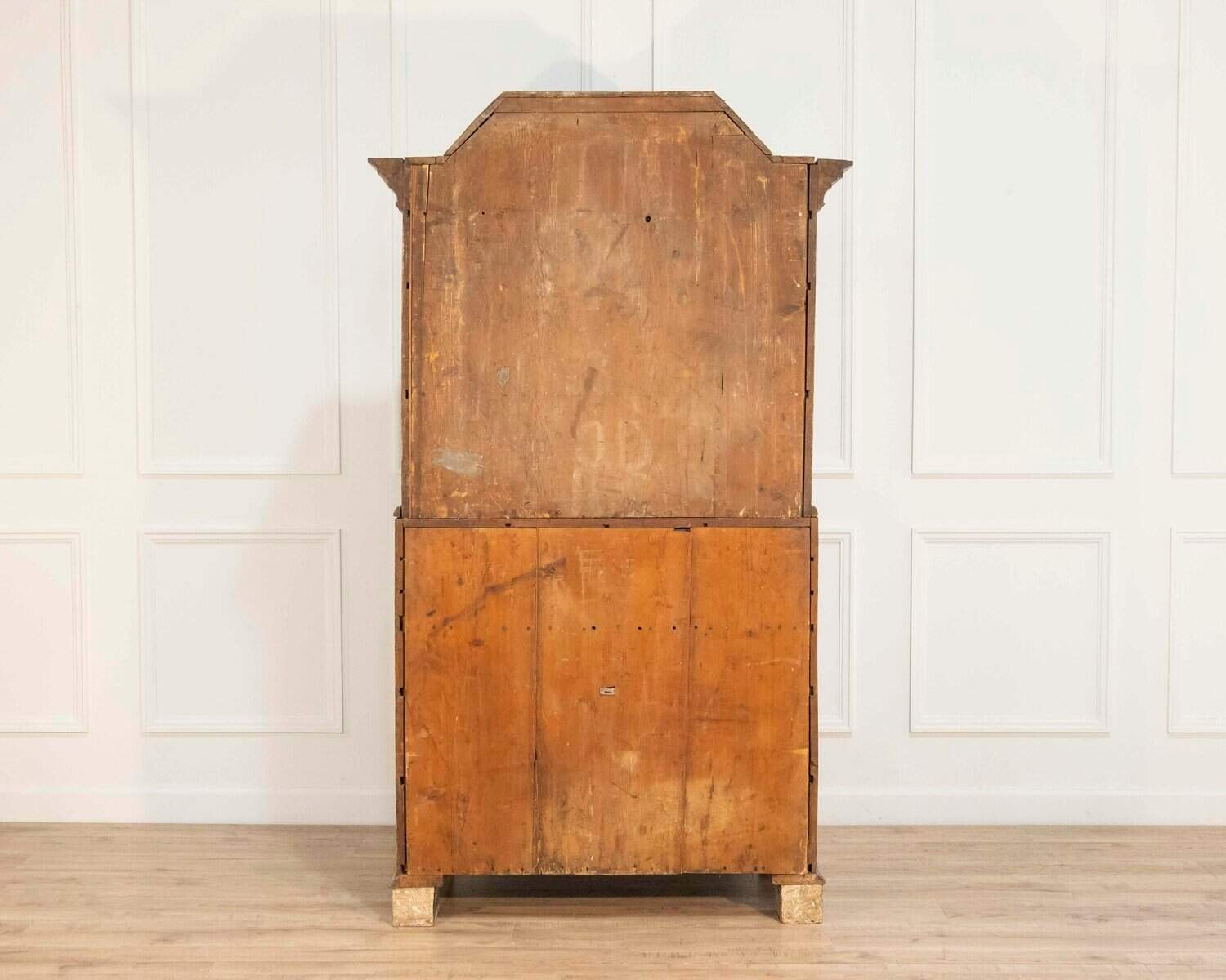 Baroque Secretary with Black Exterior and Blue Interior, Circa 1760 - JAA