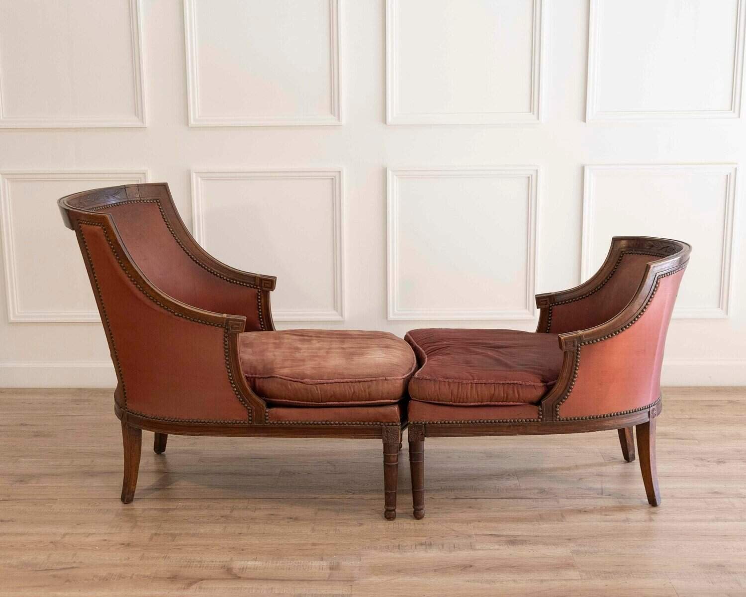 18th-Century Provençal Louis XVI Duchesse Brisée in Walnut - JAA