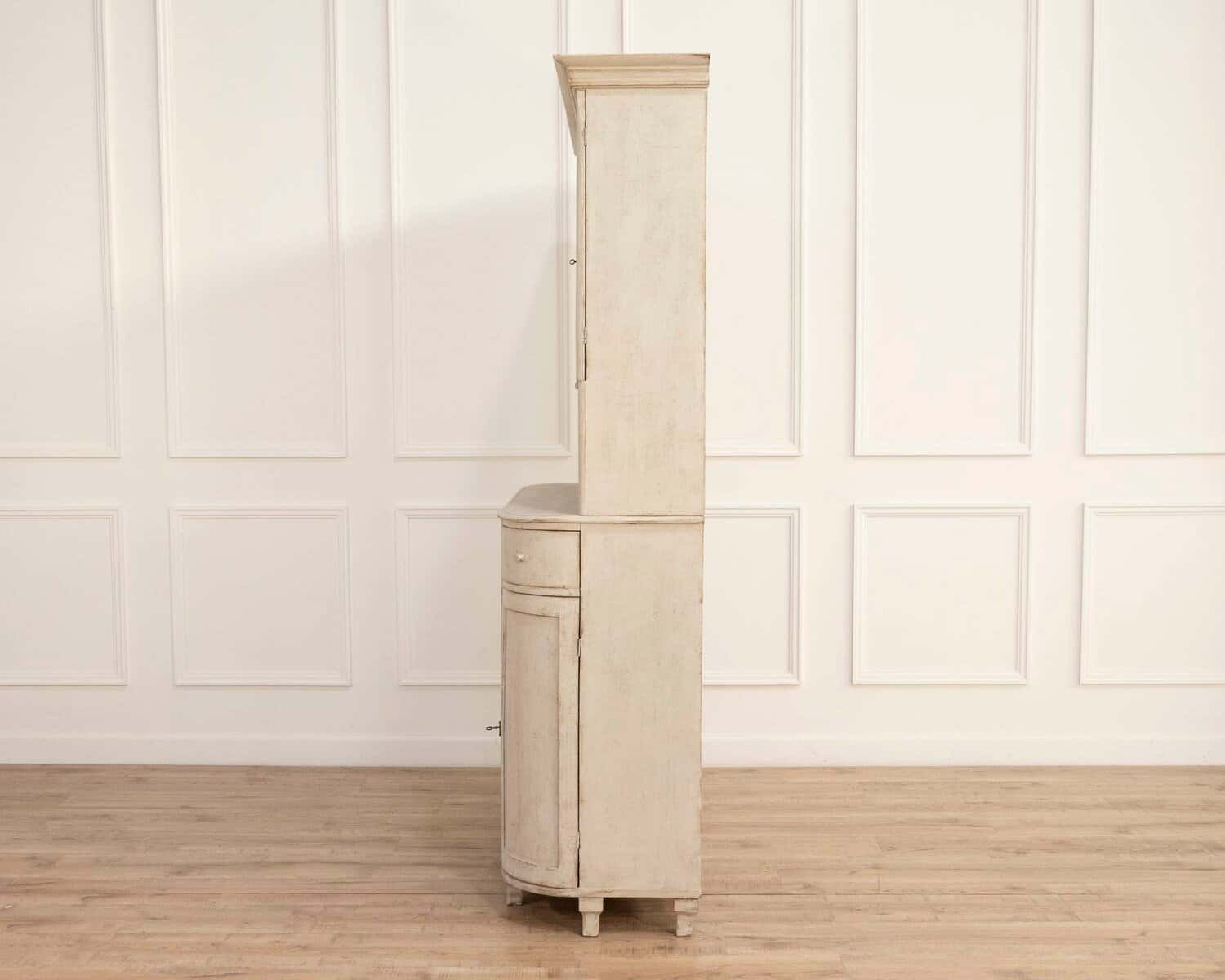 19th Century Swedish Painted Cabinet — Scandinavian Country Style - JAA