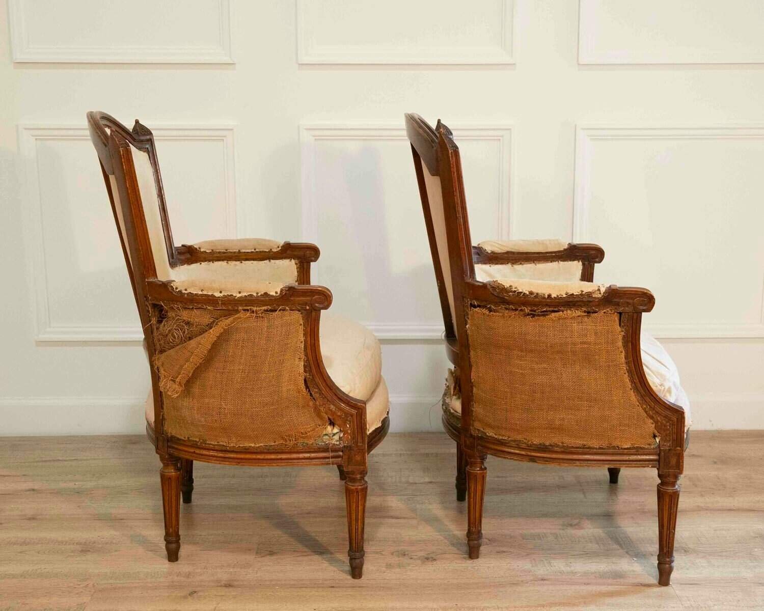 Pair of French Bergères, circa 1830 - JAA