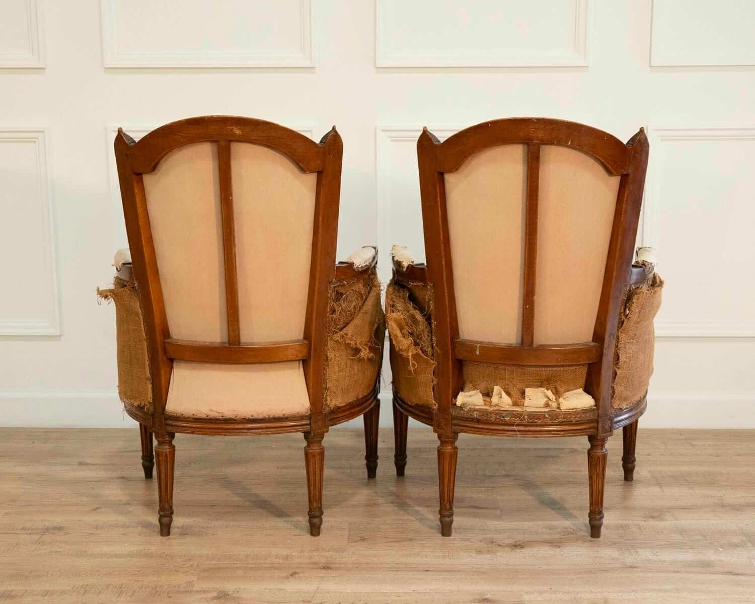Pair of French Bergères, circa 1830 - JAA