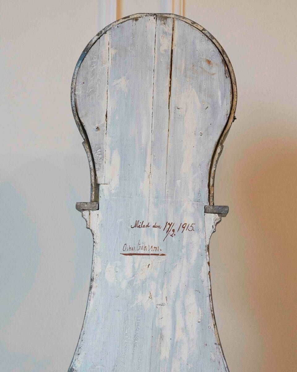 Late 18th-Century Swedish Rococo Longcase Clock, Dated 1787 - JAA