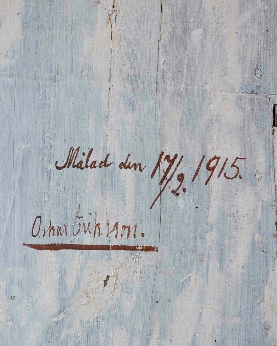 Late 18th-Century Swedish Rococo Longcase Clock, Dated 1787 - JAA