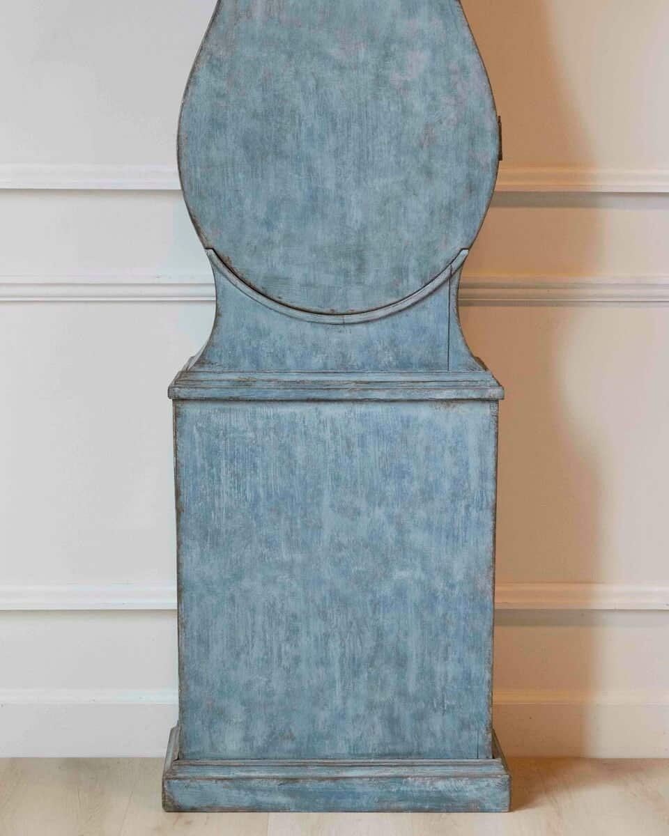 Late 18th-Century Swedish Rococo Longcase Clock, Dated 1787 - JAA