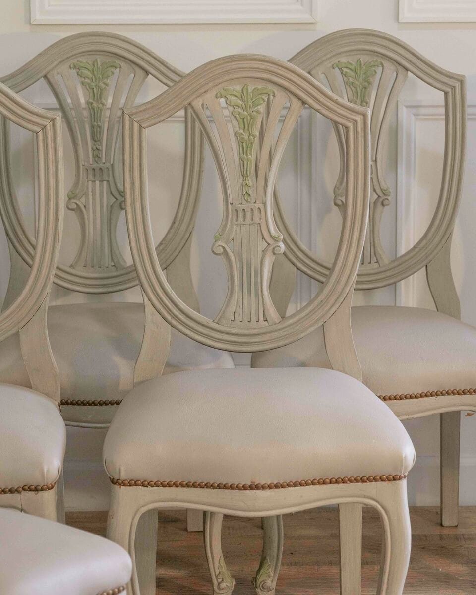 Set Of 10 Louis XV-louis XVI Transition Style Chairs - JAA