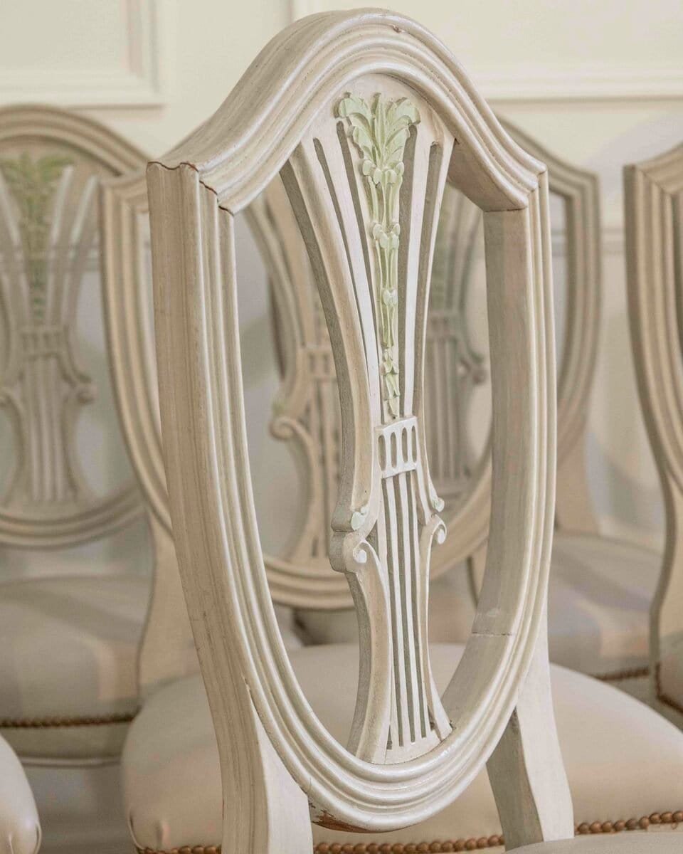 Set Of 10 Louis XV-louis XVI Transition Style Chairs - JAA