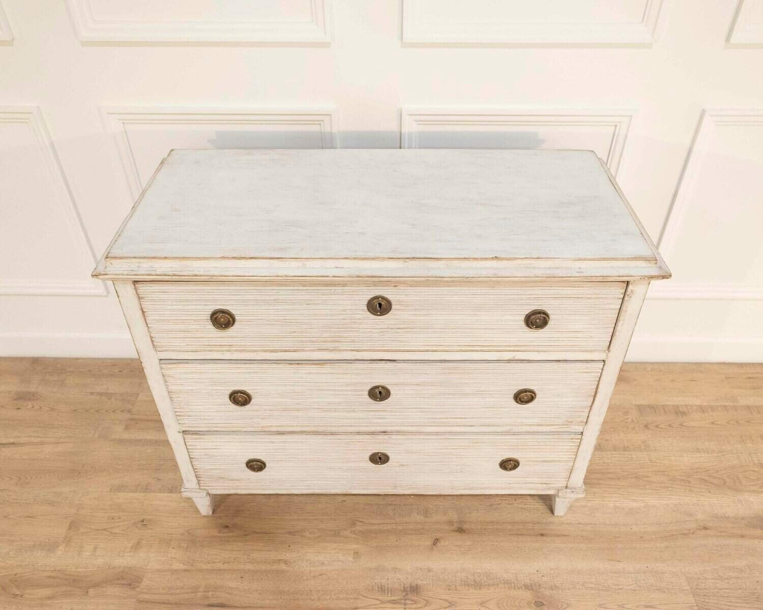 19th Century Swedish Gustavian Style Chest of Drawers - JAA