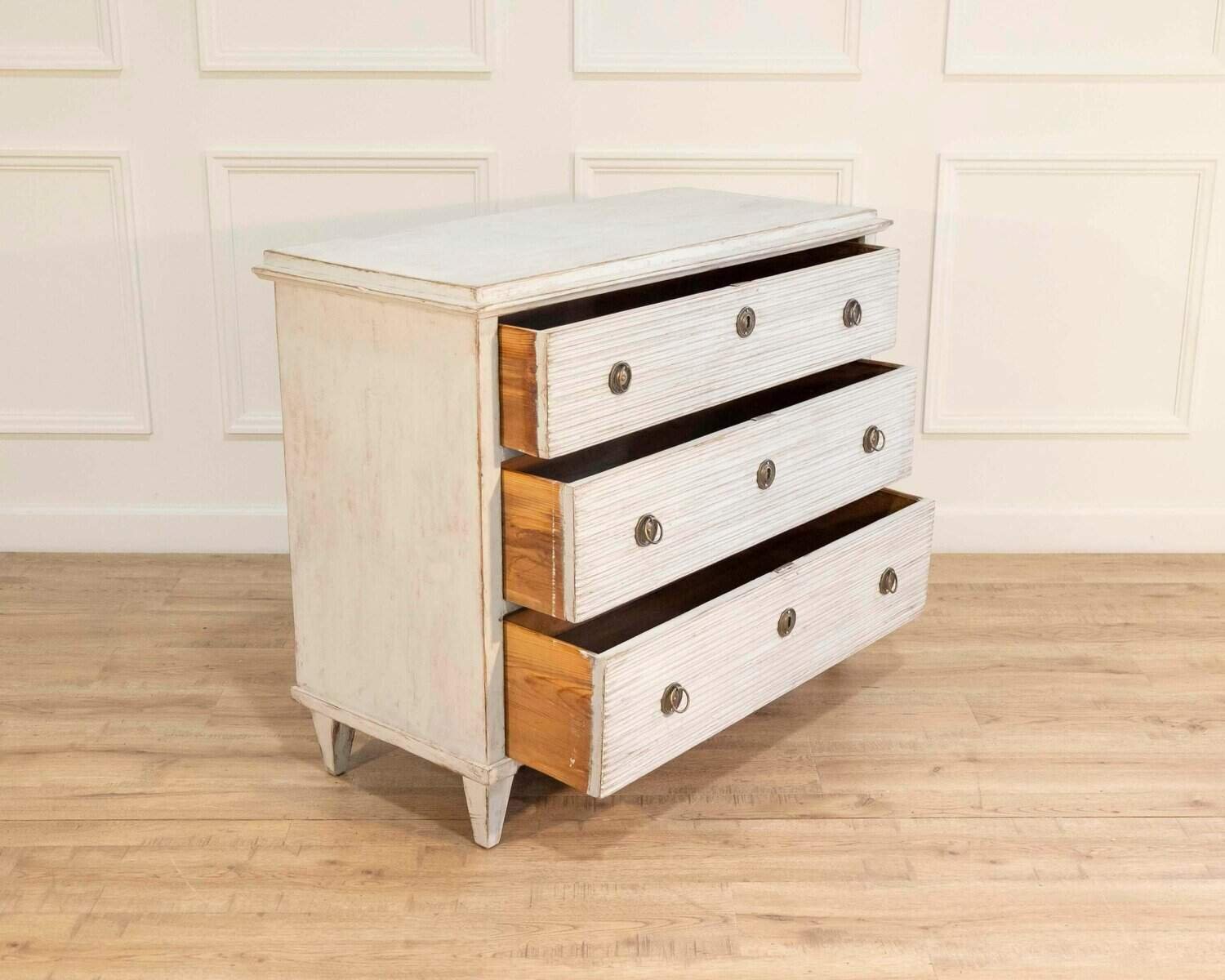19th Century Swedish Gustavian Style Chest of Drawers - JAA