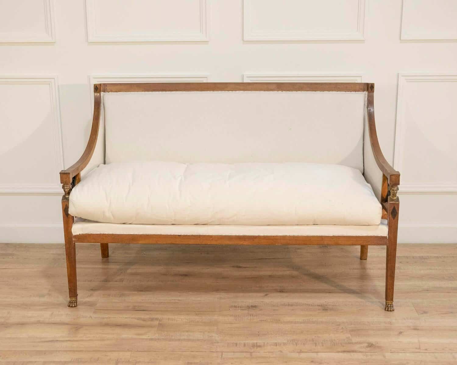 19th Century Swedish Salon Suite with Sofa and Pair of Armchairs - JAA