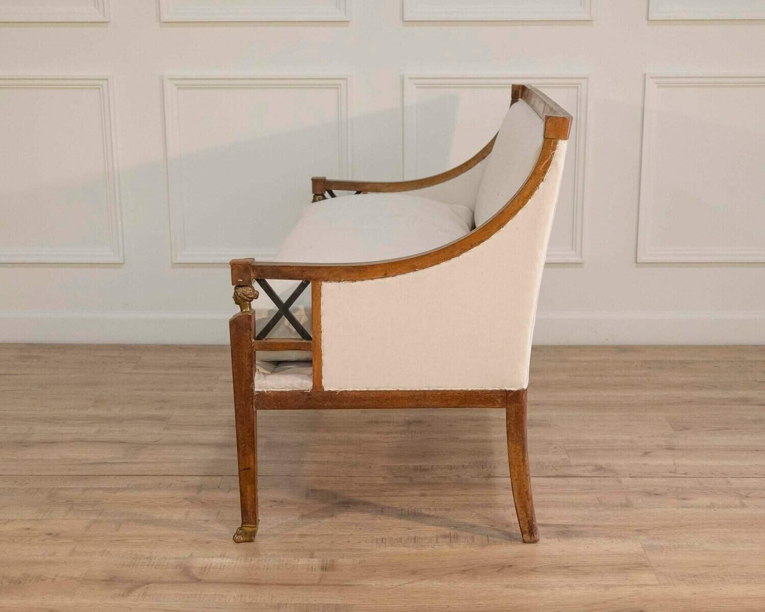 19th Century Swedish Salon Suite with Sofa and Pair of Armchairs - JAA