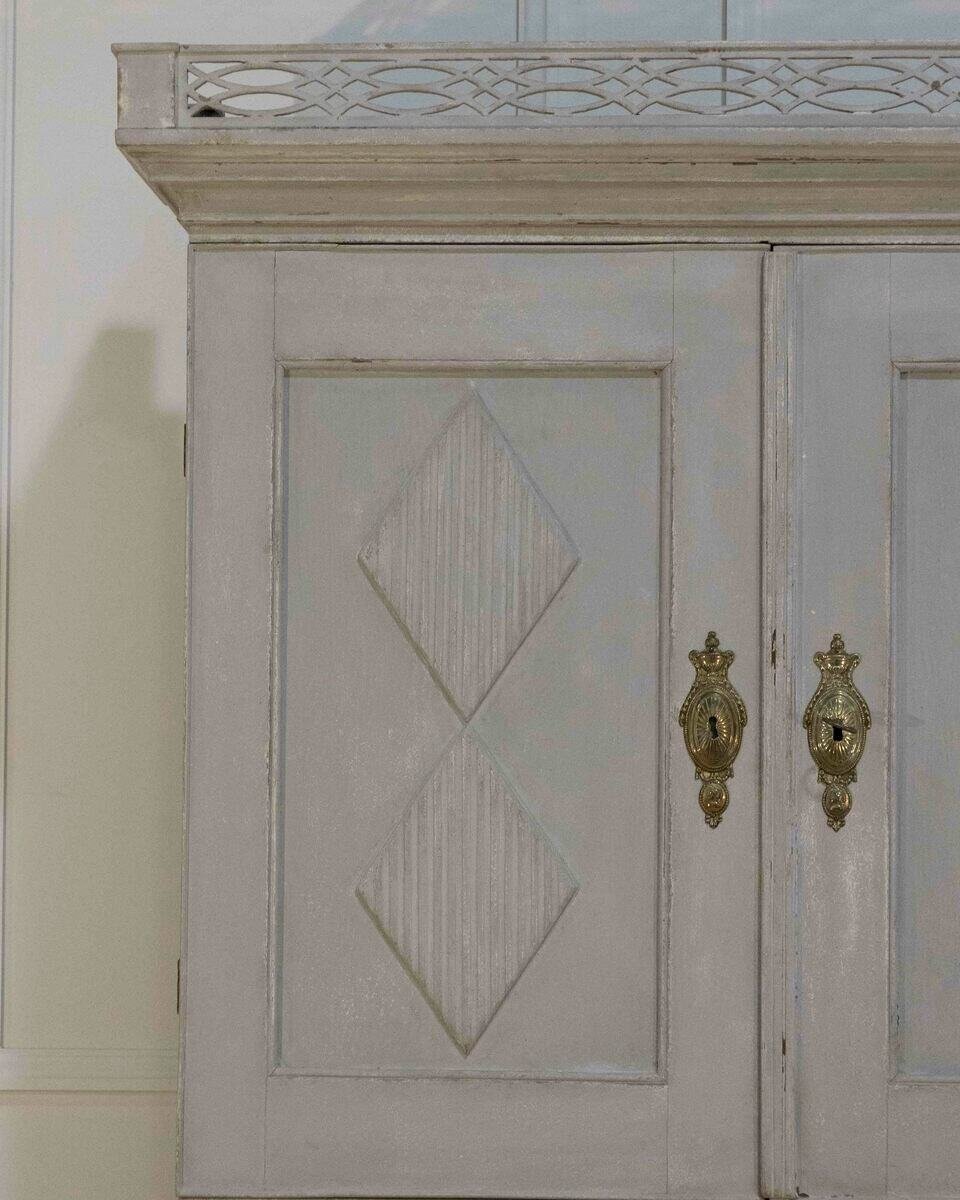 Late 18th-Century Scandinavian Two-Part Secretary, Circa 1790 - JAA