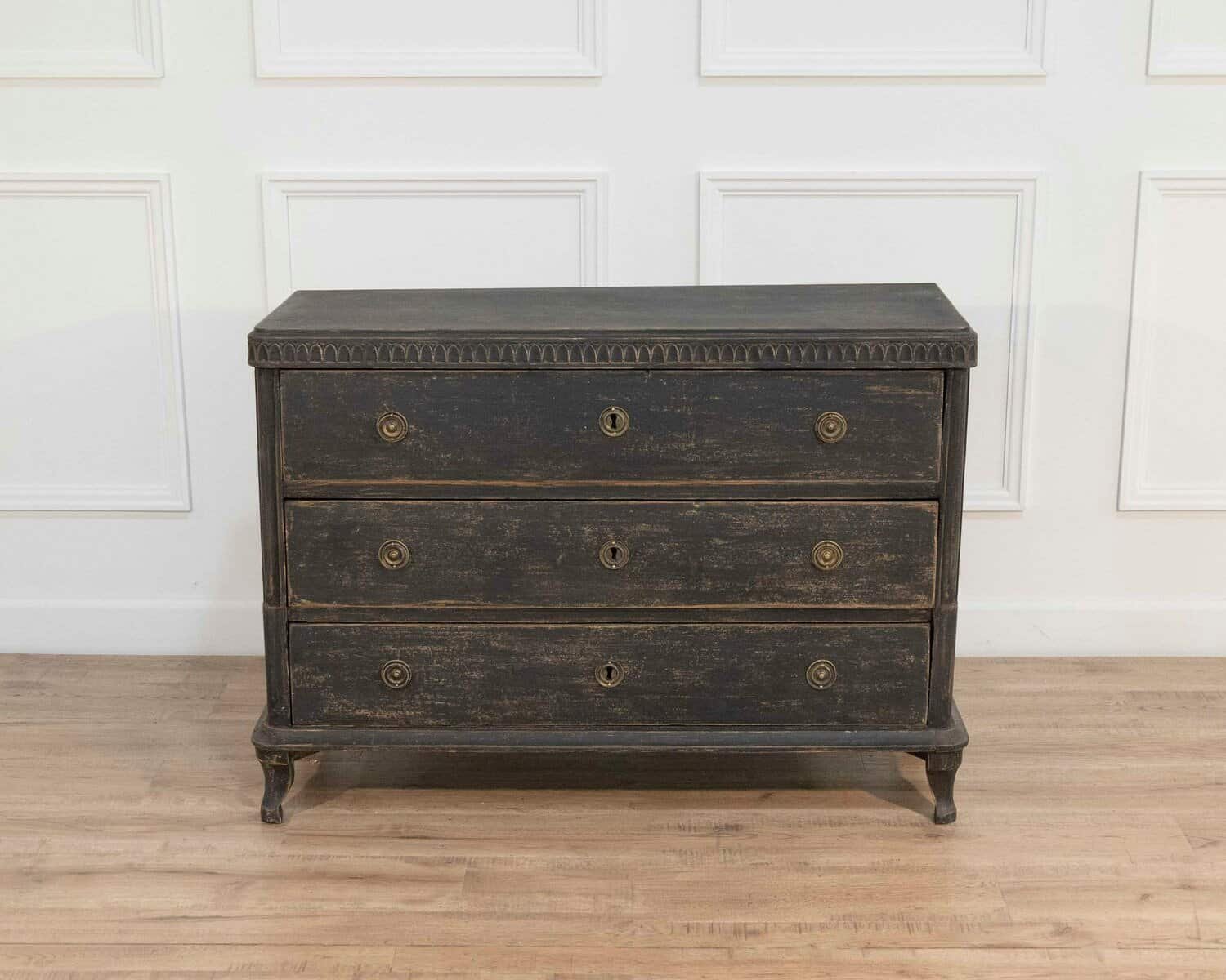 ON HOLD - 19th Century Swedish Gustavian Style Chest of Drawers - JAA