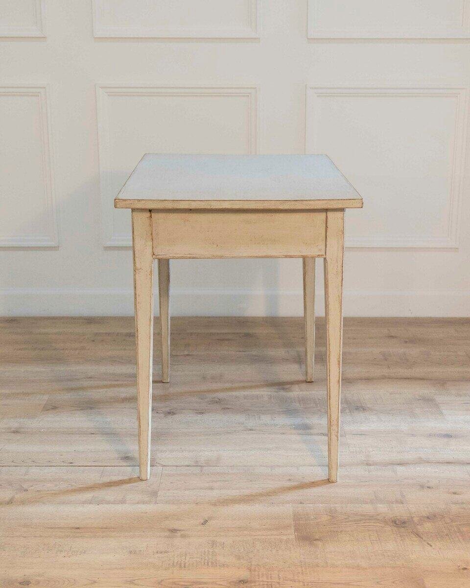 19th-Century Swedish Desk in Painted Pine - JAA