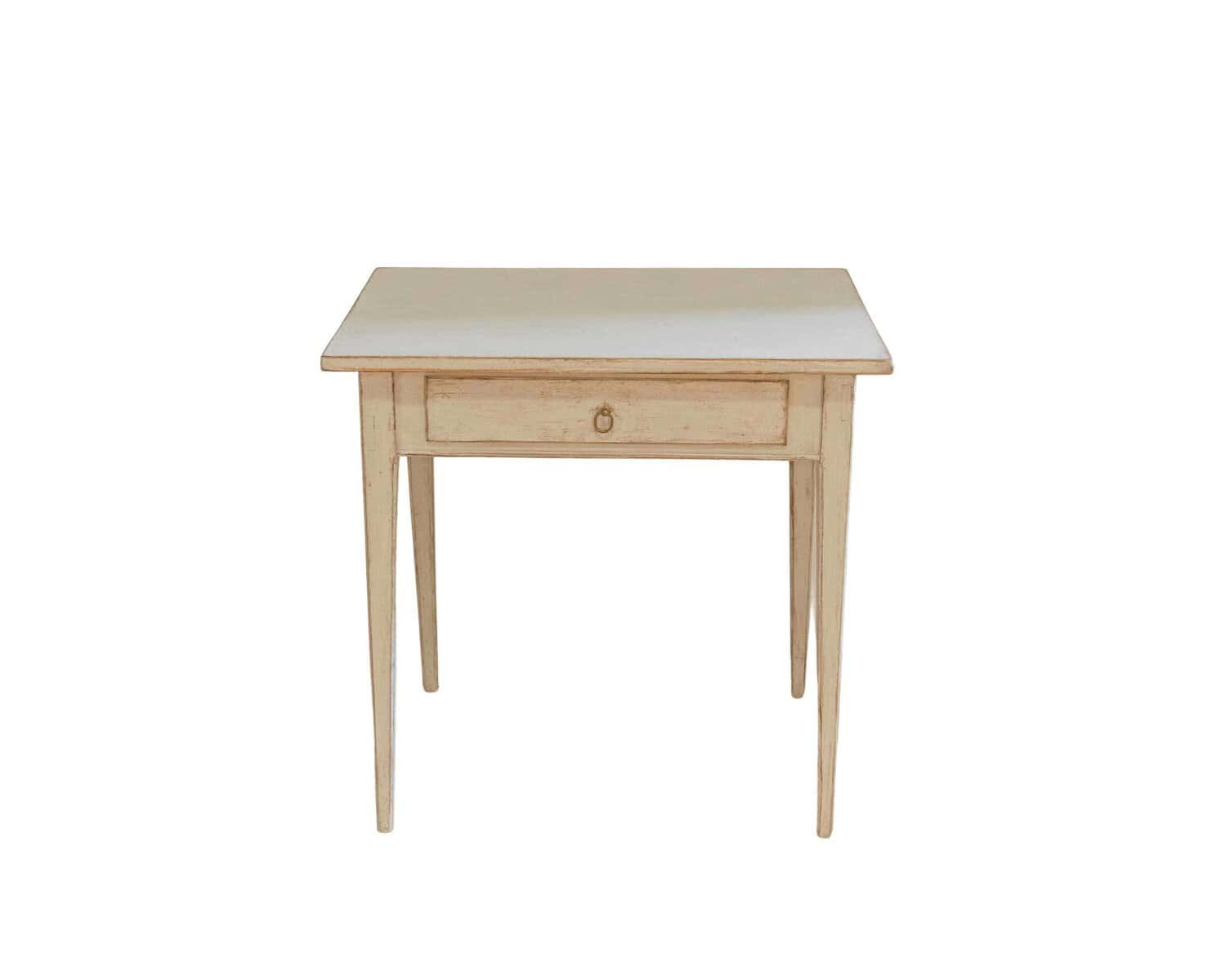 19th-Century Swedish Desk in Painted Pine