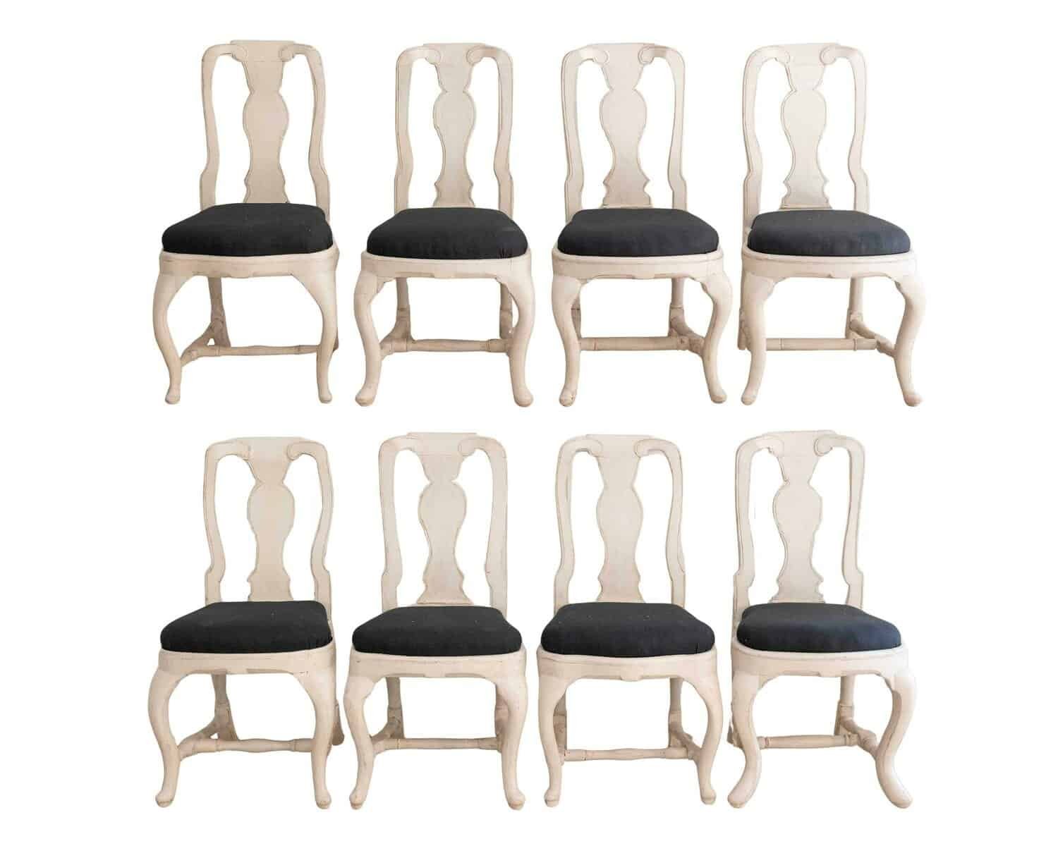 Set of 8 Chairs Circa 1760