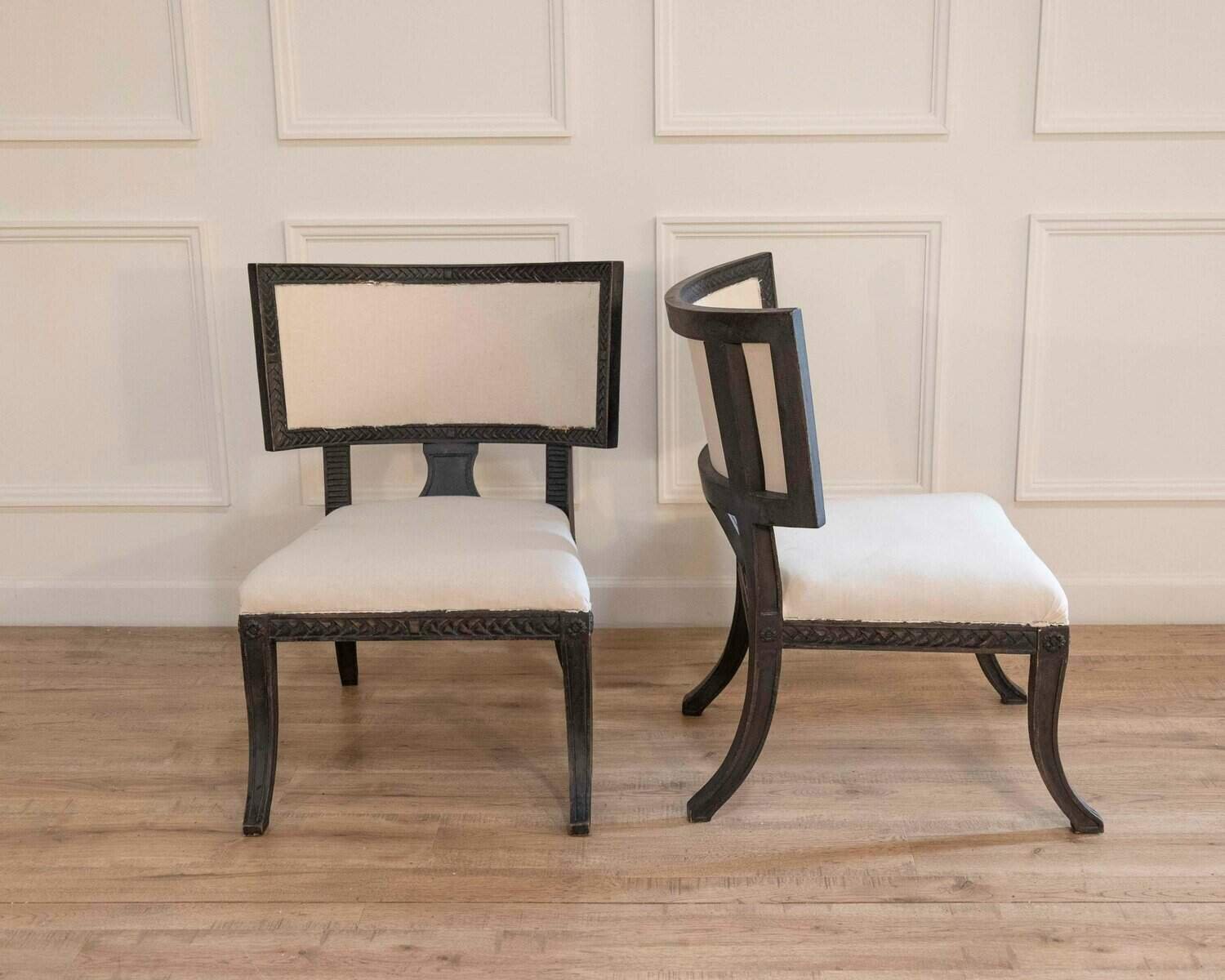 Pair of Swedish Chairs Circa 1900 - JAA