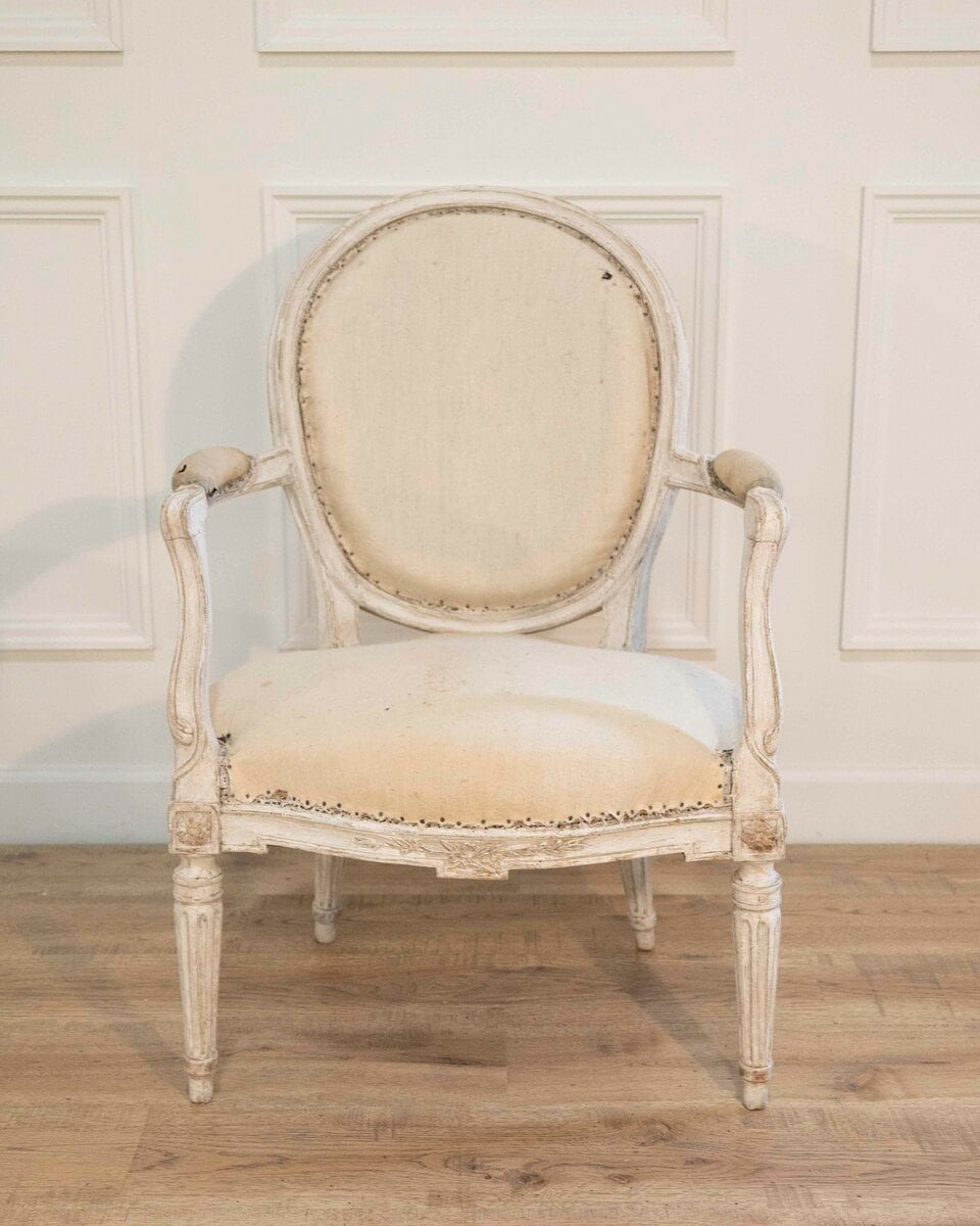 Set of Four Louis XVI Painted Armchairs, France, circa 1770–1780 - JAA