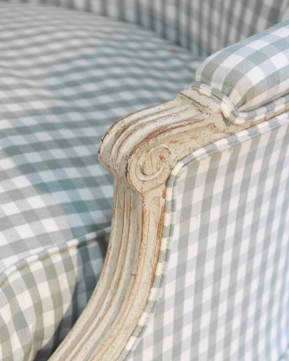 On Hold - Pair of French Louis XVI Bergères, circa 1780 - JAA