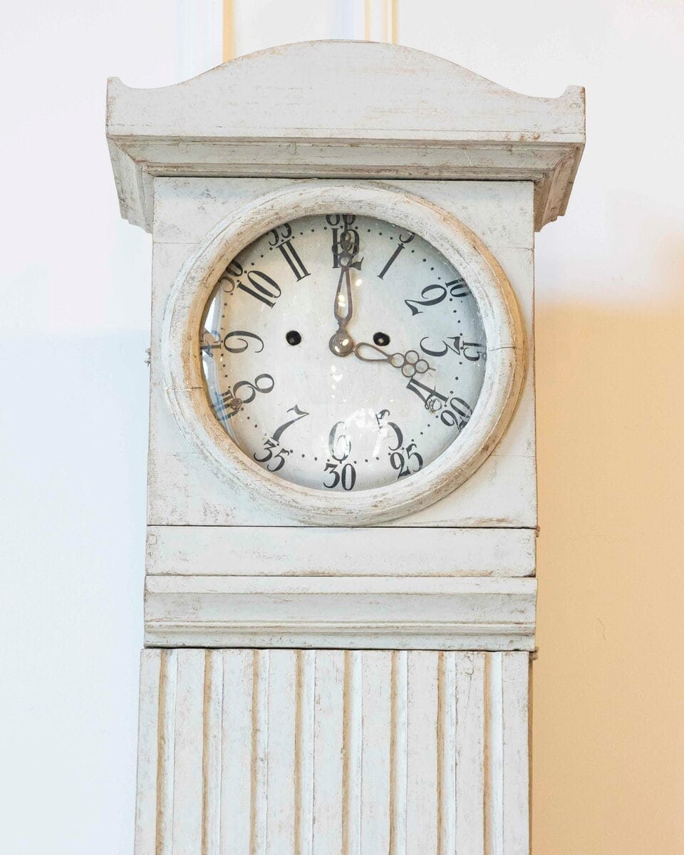 Early 19th-Century Swedish Gustavian Longcase Clock, Circa 1800 - JAA