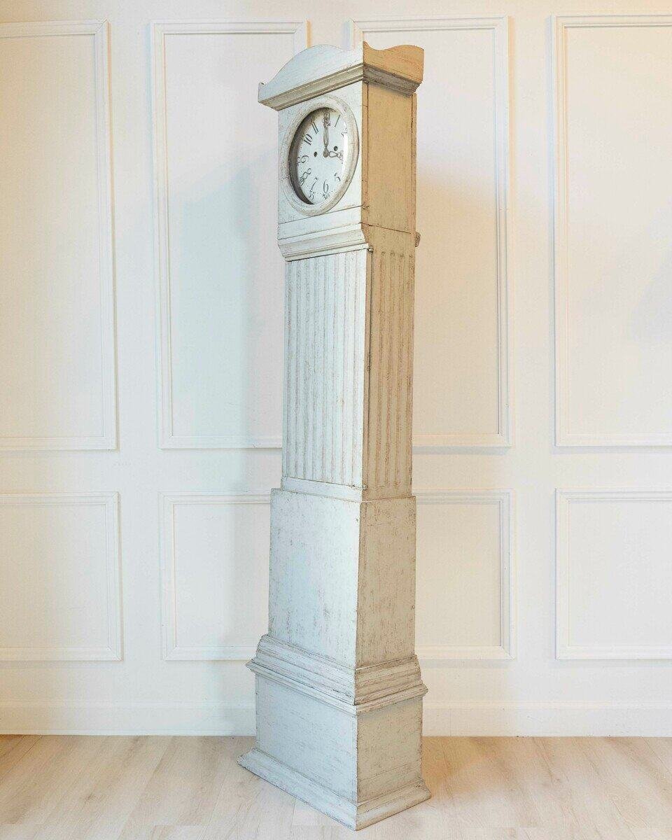 Early 19th-Century Swedish Gustavian Longcase Clock, Circa 1800 - JAA