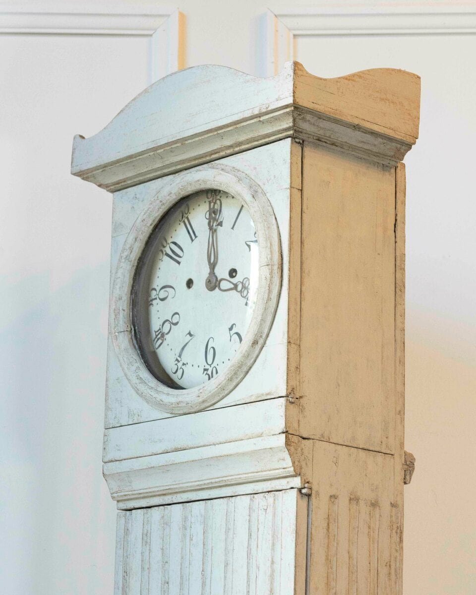 Early 19th-Century Swedish Gustavian Longcase Clock, Circa 1800 - JAA