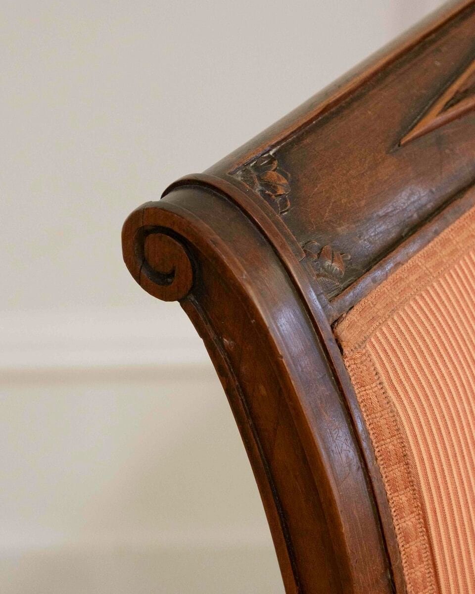 Directoire Period Marquise In Mahogany. - JAA